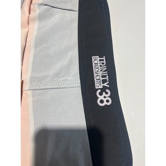 Trinity board shorts multi color stripes men's size 38 - Picture 6 of 6